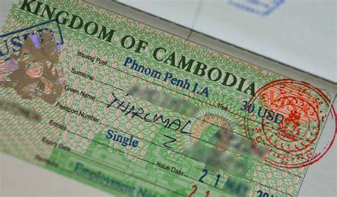 cambodia visa